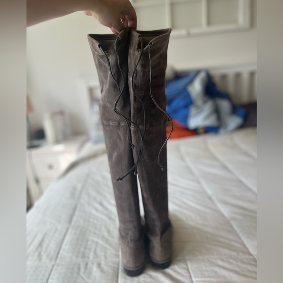 Stuart Weitzman Lowland Boot 6.5M Londra Suede - Picture 6 of 15